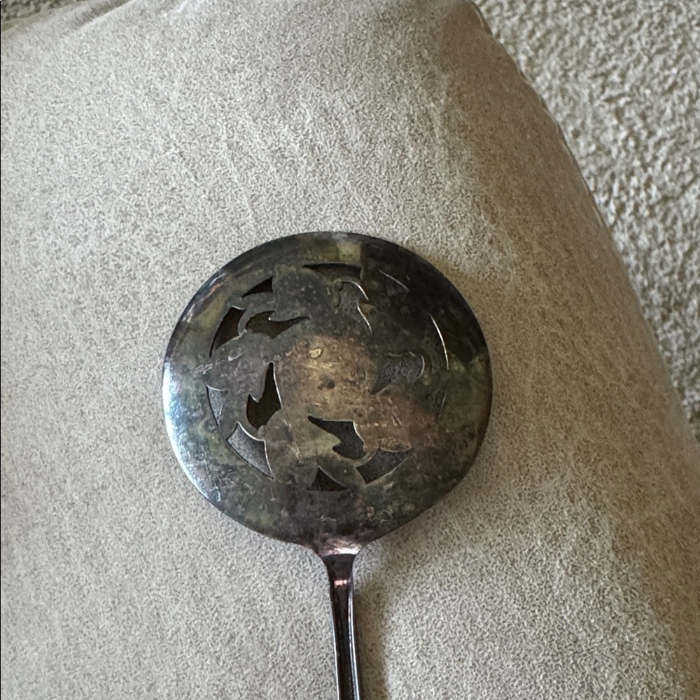 Vintage Silver-Plated Serving Spoon Tomato Relish WM Rogers MFG Original Rogers - Picture 2 of 4